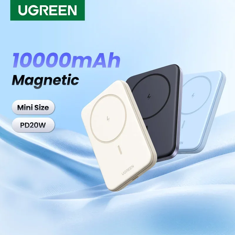 סוללת גיבוי UGREEN PD20W 10000mAh מגנטית עם Magsafe