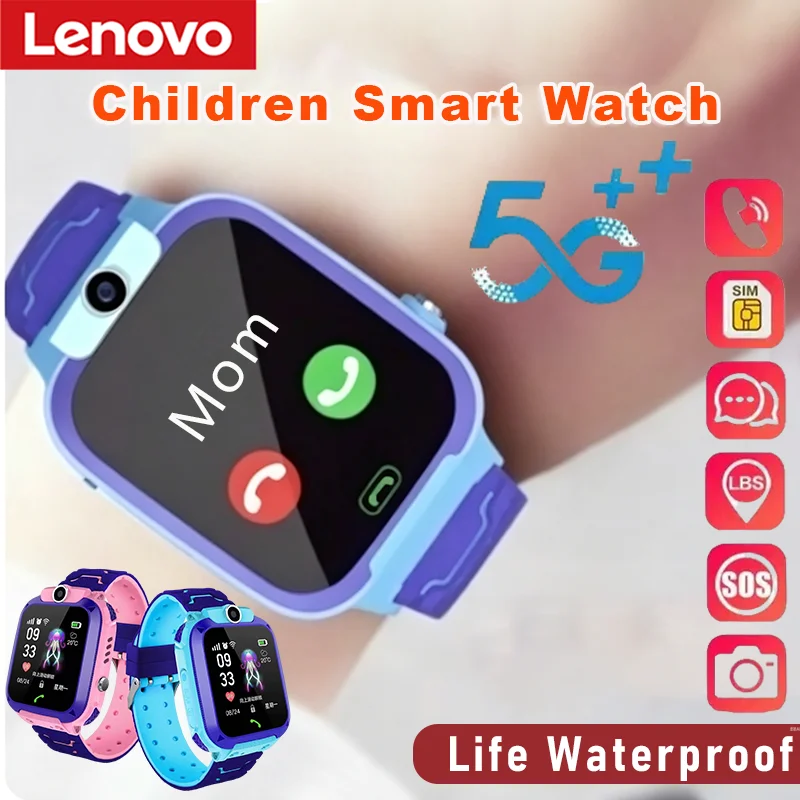 שעון Lenovo 2026 5G חכם לילדים עמיד למים