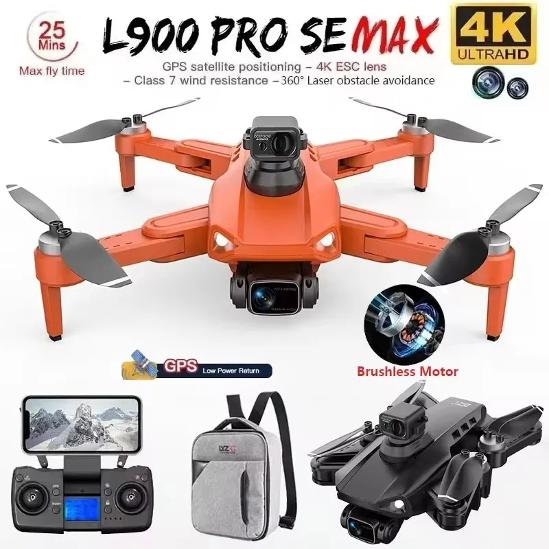 רחפן LYZRC L900 Pro SE MAX 4K דו־מצלמה GPS 5G
