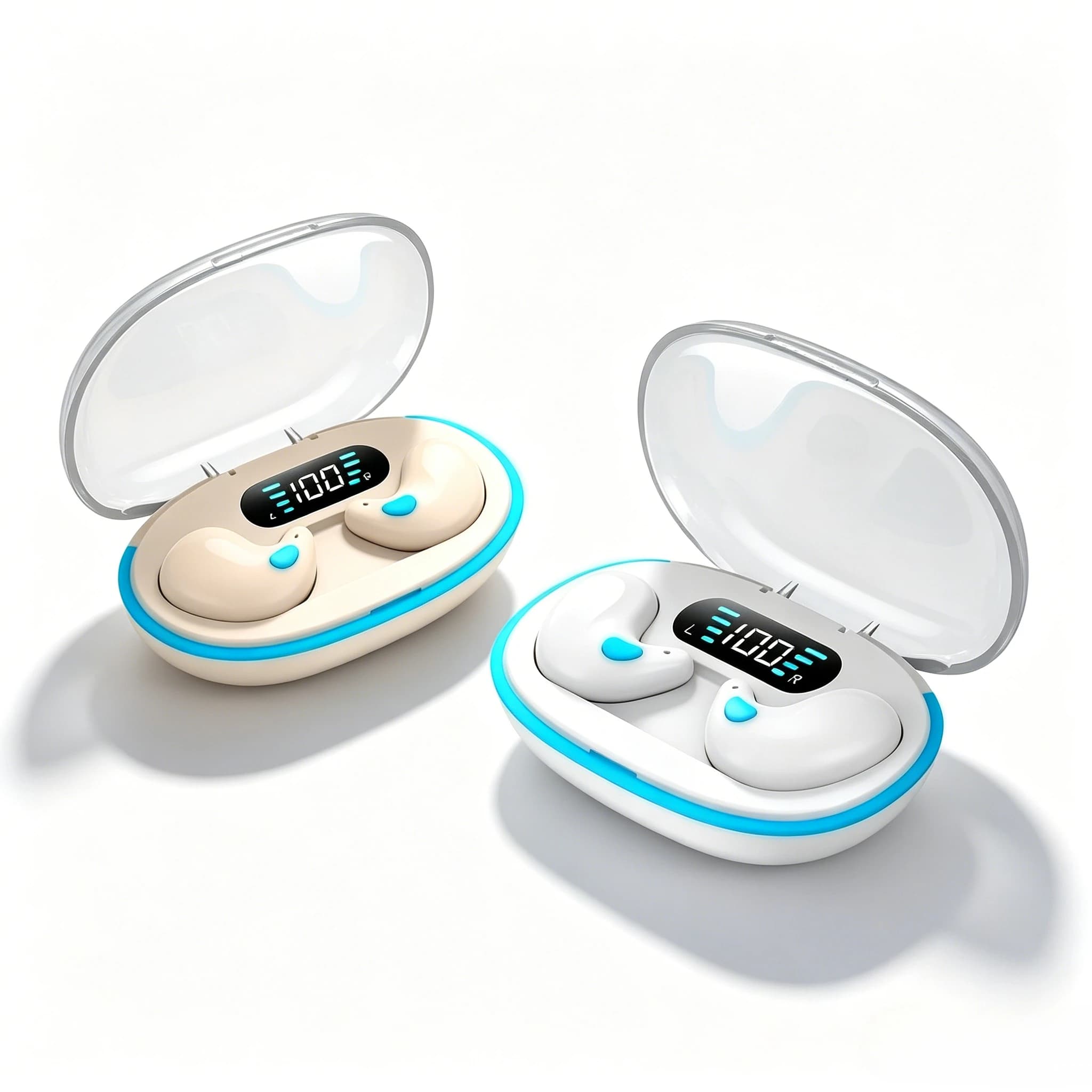 אוזניות Bluetooth 5.3 Ultra Mini לשינה