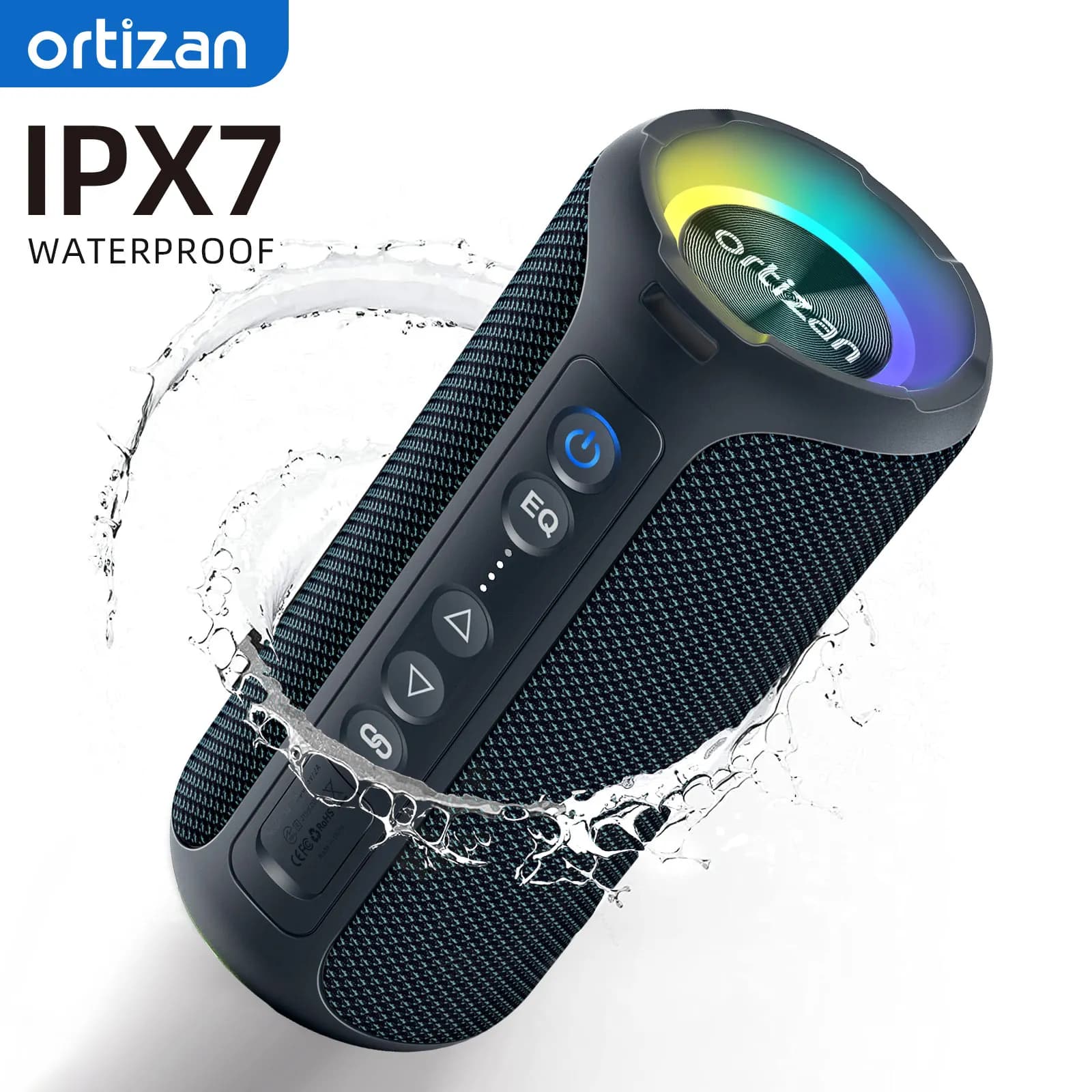 רמקול בלוטוס׳ Ortizan 40W עמיד למים IP7