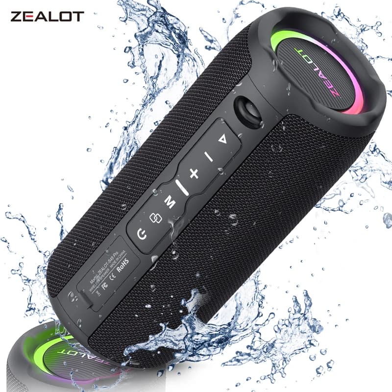 רמקול בלוטוס ZEALOT-S49PRO 20W IPX6