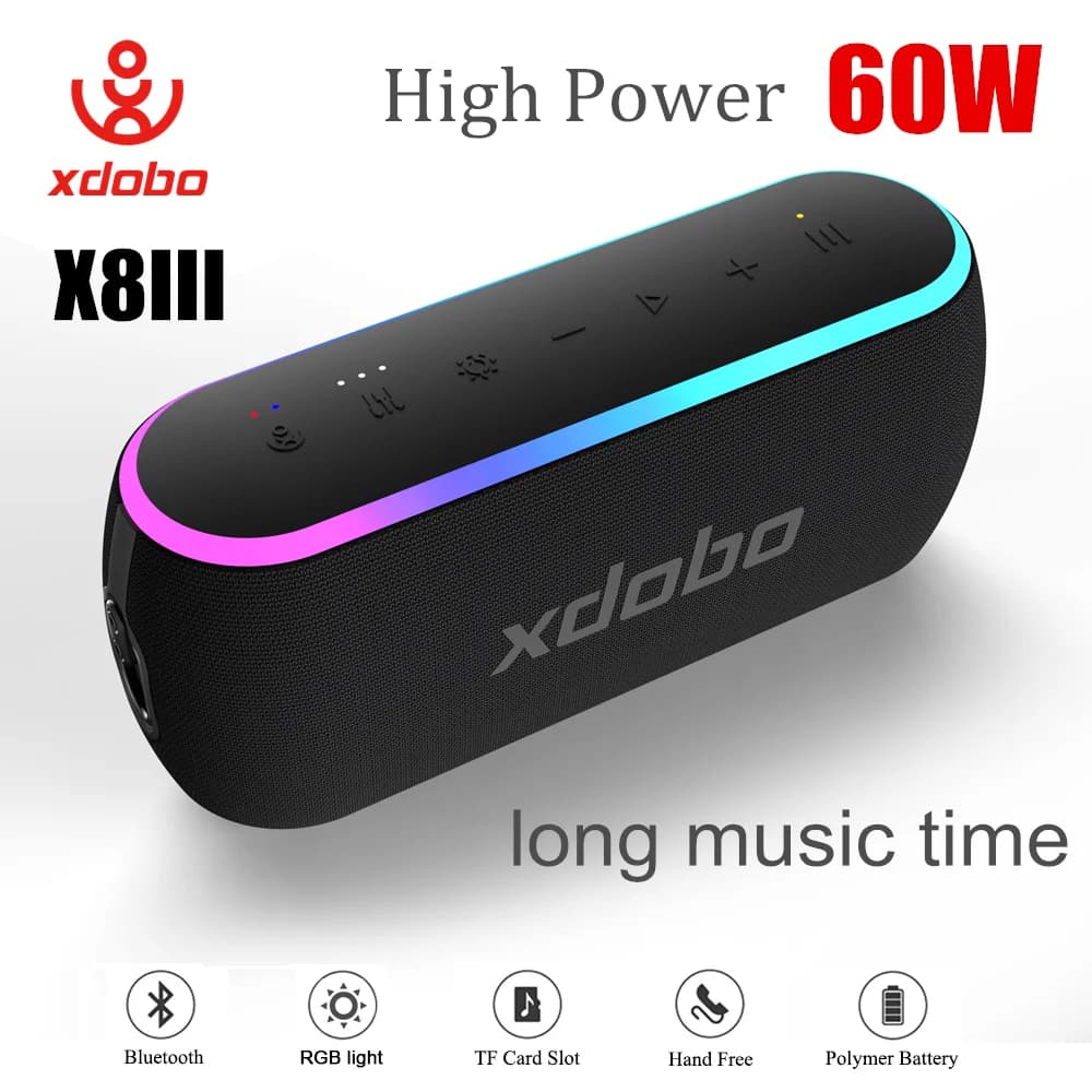 רמקול בלוטוס XDOBO X8 III 60W