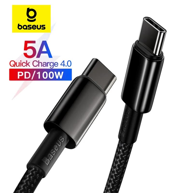 כבל Baseus USB-C 100W לאייפון 15
