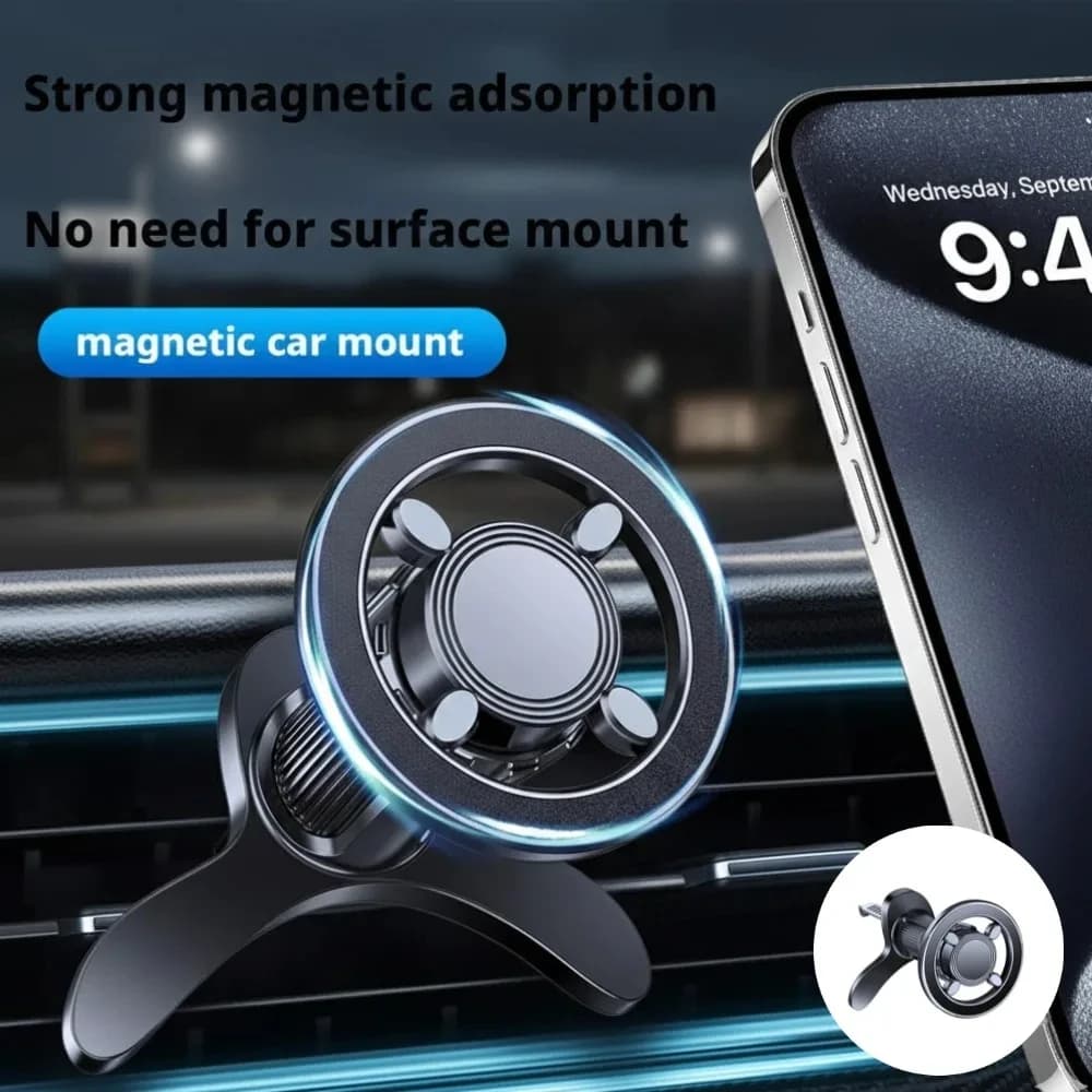 מעמד טלפון מגנטי לרכב עם תמיכה MagSafe