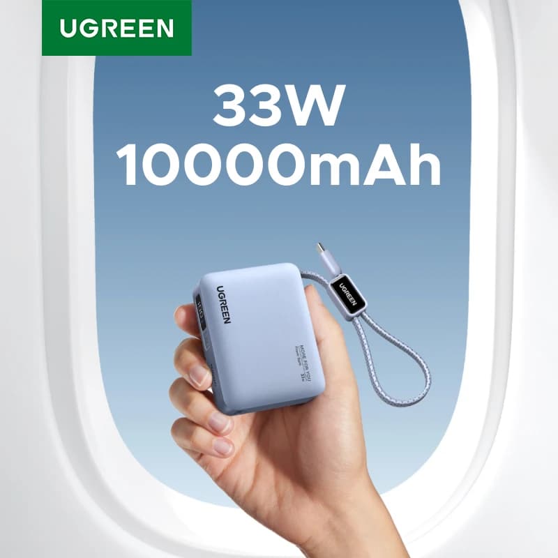 סוללת גיבוי UGREEN 10000mAh 33W