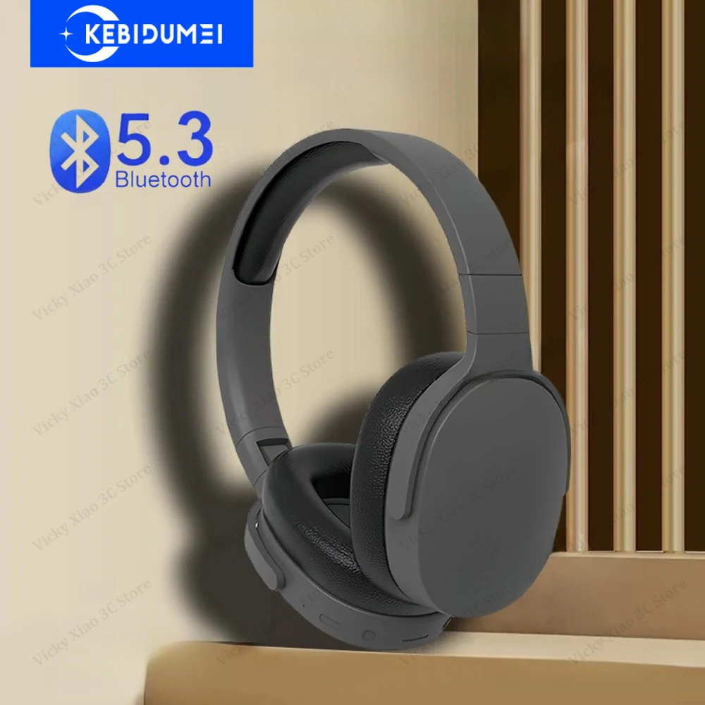 אוזניות Bluetooth 5.3 גיימינג אלחוטיות עם צמצום רעש