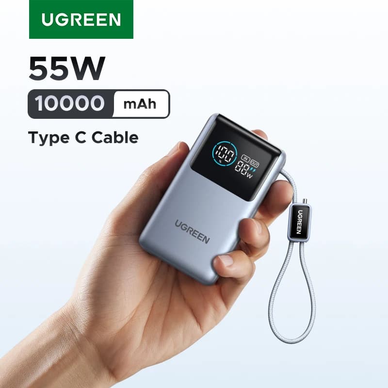 סוללת גיבוי UGREEN 10000mAh 55W