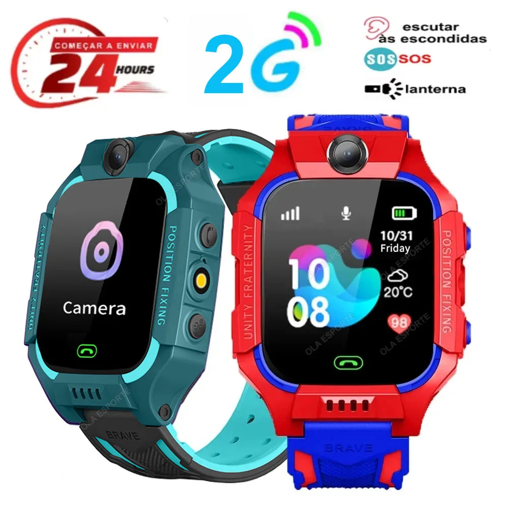 שעון חכם 2G לילדים Ht23 עם GPS ו־IP68