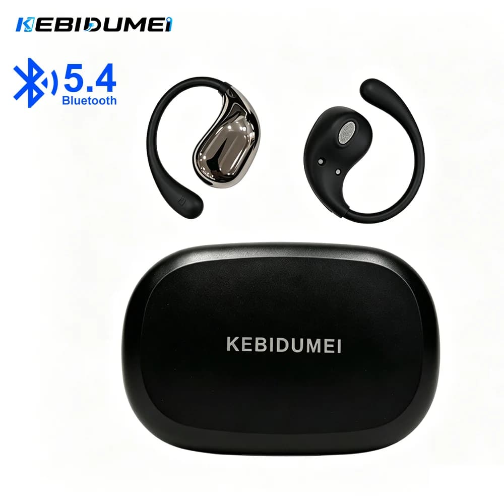 אוזניות Bluetooth 5.4 TWS עם תצוגת LED ועמידות למים