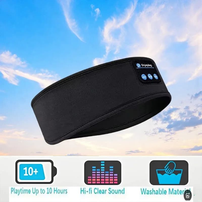 אוזניות Bluetooth אלחוטיות בצורת מסכת שינה ספורט