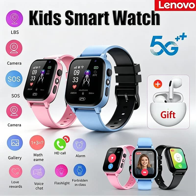 שעון GPS חכם לילדים Lenovo 2026 עמיד למים