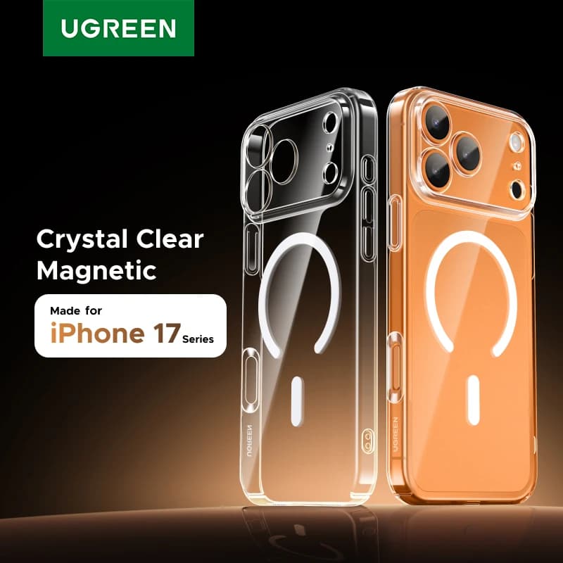 כיסוי UGREEN מגנטי לאייפון 17 Pro עם הגנה מפני זעזועים